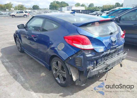 2015 Hyundai Veloster Turbo R-Spec from USA, damaged, VIN KMHTC6AE4FU244037